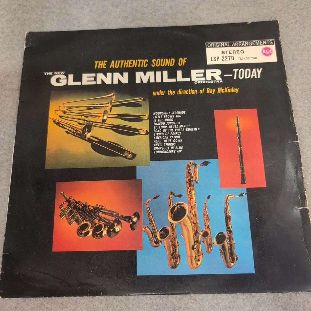 The Authentic Sound of the New Glenn Miller Orchestra Today Vinyl LP LSP-2270 - Picture 1 of 6